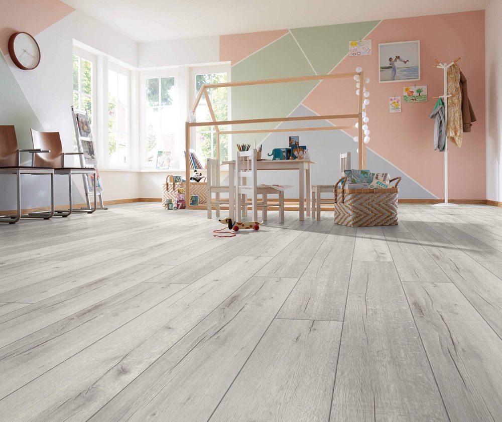 Parquet posé dans un intérieur moderne